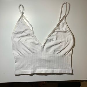 Free People White Bralette